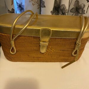 Elliott Lucca Straw Handbag